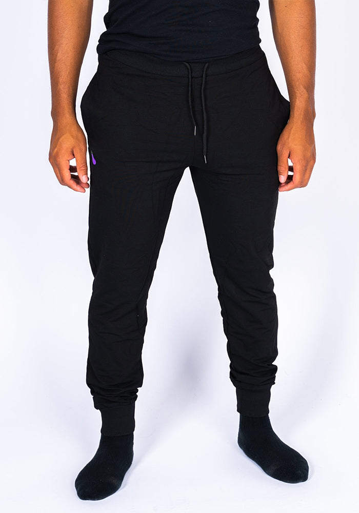 Black Joggers O2 – EGGPLANT By The Sweat Company